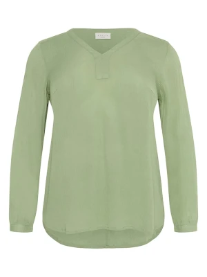 KAFFE curve Bluzka w kolorze zielonym rozmiar: 46