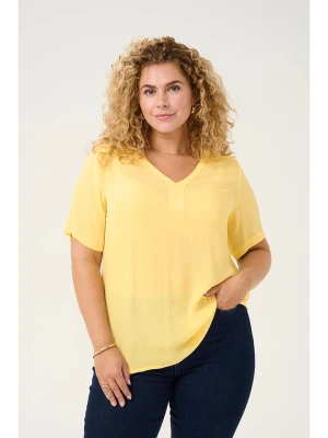 KAFFE curve Bluzka w kolorze żółtym rozmiar: 46