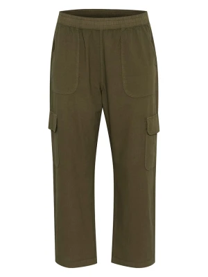 KAFFE curve Bojówki w kolorze khaki rozmiar: 46