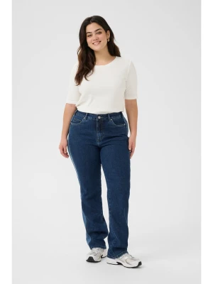 KAFFE curve Dżinsy - Regular fit - w kolorze granatowym rozmiar: 46
