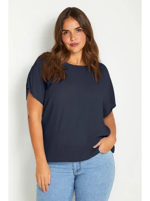 KAFFE curve Koszulka "Ami" w kolorze granatowym rozmiar: 46