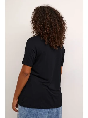 KAFFE curve Koszulka w kolorze czarnym rozmiar: L