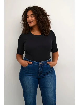 KAFFE curve Koszulka w kolorze czarnym rozmiar: XL