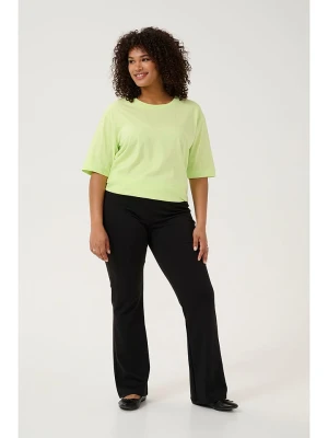 KAFFE curve Legginsy "Jenna" w kolorze czarnym rozmiar: L