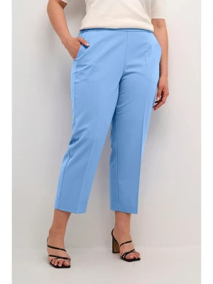 KAFFE curve Spodnie chino w kolorze błękitnym rozmiar: 52