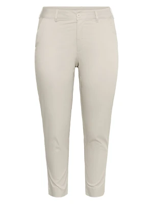 KAFFE curve Spodnie chino w kolorze kremowym rozmiar: 48