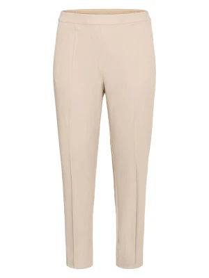 KAFFE curve Spodnie w kolorze beżowym rozmiar: 46