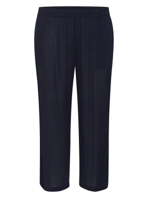 KAFFE curve Spodnie w kolorze granatowym rozmiar: 44