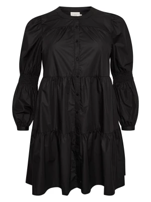 KAFFE curve Sukienka "Agate" w kolorze czarnym rozmiar: 46