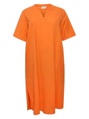 KAFFE curve Sukienka "Mayi" w kolorze pomarańczowym rozmiar: 50