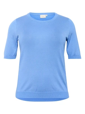 KAFFE curve Sweter w kolorze błękitnym rozmiar: S