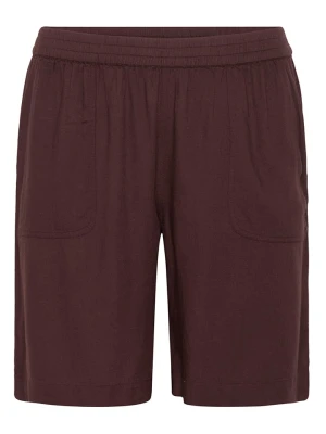 KAFFE curve Szorty w kolorze brązowym rozmiar: 44