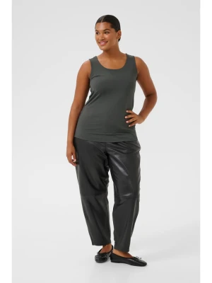 KAFFE curve Top w kolorze antracytowym rozmiar: XL