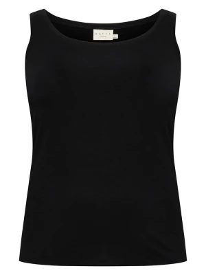 KAFFE curve Top w kolorze czarnym rozmiar: S
