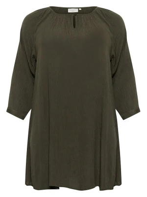 KAFFE curve Tunika w kolorze khaki rozmiar: 54