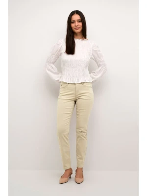 Kaffe Dżinsy - Slim fit - w kolorze beżowym rozmiar: W33/L30