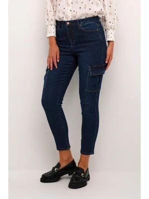 Zdjęcie produktu Kaffe Dżinsy - Slim fit - w kolorze granatowym rozmiar: 34