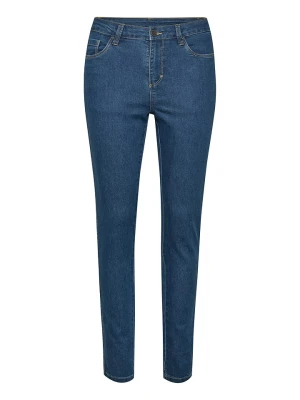 Kaffe Dżinsy "Vicky" - Skinny fit - w kolorze niebieskim rozmiar: 38