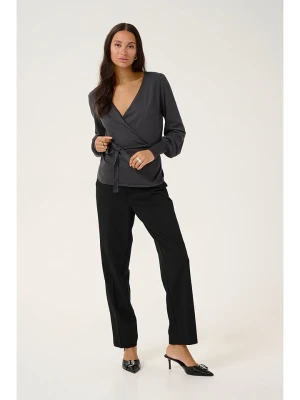 Kaffe Kardigan "Anno" w kolorze antracytowym rozmiar: XXL