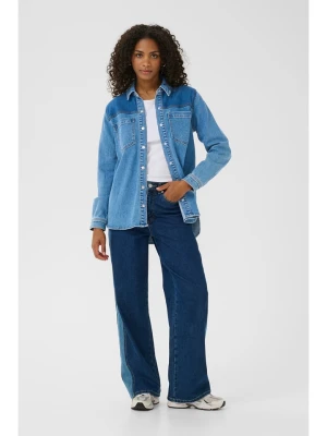 Kaffe Koszula dżinsowa w kolorze niebieskim rozmiar: 36