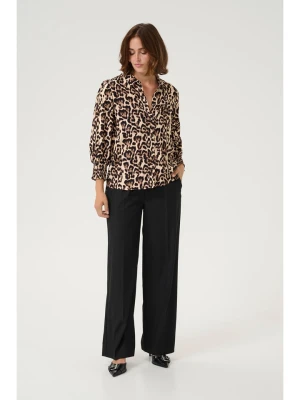 Kaffe Koszula w kolorze beżowo-brązowym rozmiar: 44