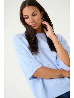 Kaffe Koszulka "Atella" w kolorze błękitnym rozmiar: XL