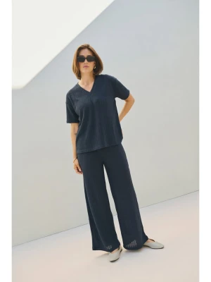 Kaffe Koszulka dzianinowa w kolorze granatowym rozmiar: M