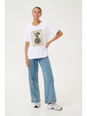 Kaffe Koszulka "Fin" w kolorze białym rozmiar: XXL