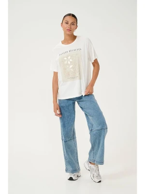 Kaffe Koszulka "Fin" w kolorze białym rozmiar: XXL