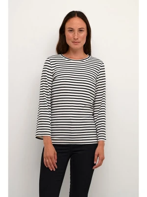 Kaffe Koszulka "Liddy" w kolorze czarno-białym rozmiar: S