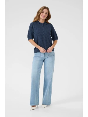 Kaffe Koszulka polo w kolorze granatowym rozmiar: XL