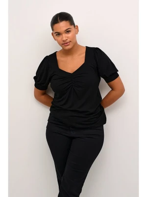 Kaffe Koszulka "Sissy" w kolorze czarnym rozmiar: XL