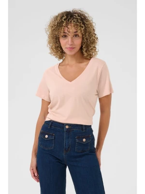 Kaffe Koszulka w kolorze beżowym rozmiar: XL