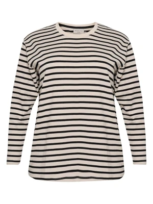 Kaffe Koszulka w kolorze biało-czarnym rozmiar: L