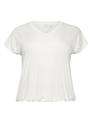 KAFFE curve Koszulka w kolorze białym rozmiar: XL