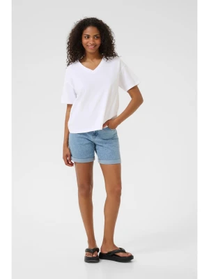 Kaffe Koszulka w kolorze białym rozmiar: L