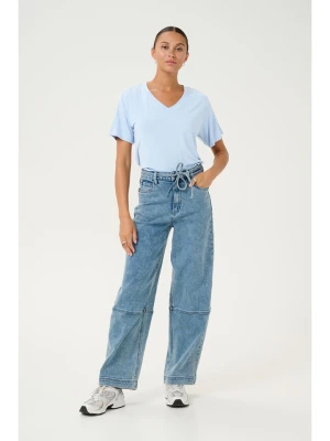 Kaffe Koszulka w kolorze błękitnym rozmiar: L