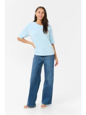 Kaffe Koszulka w kolorze błękitnym rozmiar: S