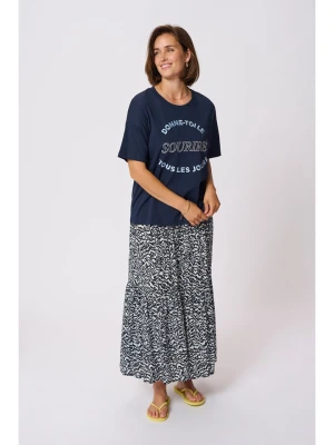 Kaffe Koszulka w kolorze granatowym rozmiar: M