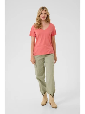 Kaffe Koszulka w kolorze pomarańczowym rozmiar: M