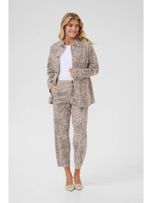 Kaffe Kurtka dżinsowa w kolorze beżowym rozmiar: 34