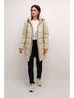 Kaffe Płaszcz pikowany w kolorze beżowym rozmiar: 40