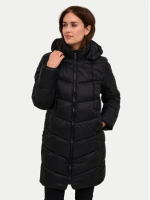 Kaffe Płaszcz zimowy Susanne 10508810 Czarny Regular Fit