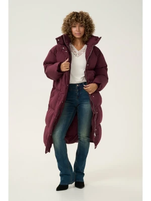 Kaffe Płaszcz zimowy w kolorze bordowym rozmiar: XL