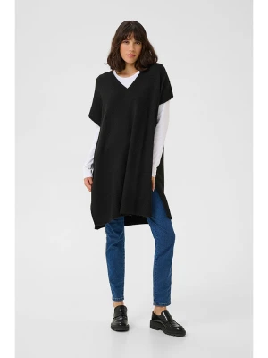 Kaffe Ponczo w kolorze czarnym rozmiar: L/XL