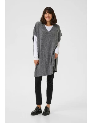 Kaffe Ponczo w kolorze szarym rozmiar: L/XL