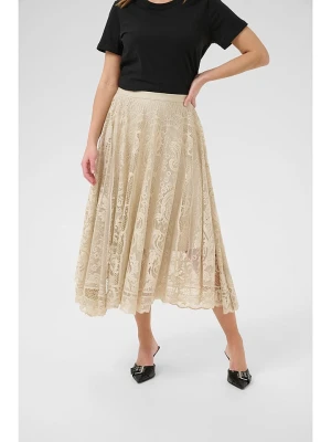 Kaffe Spódnica "Vilja" w kolorze beżowym rozmiar: XS/S