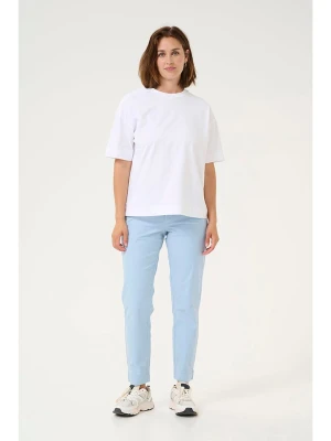 Kaffe Spodnie chino w kolorze błękitnym rozmiar: 38