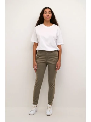 Kaffe Spodnie chino w kolorze khaki rozmiar: 38