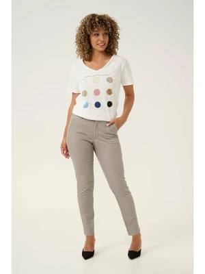 Kaffe Spodnie chino w kolorze szarym rozmiar: 44